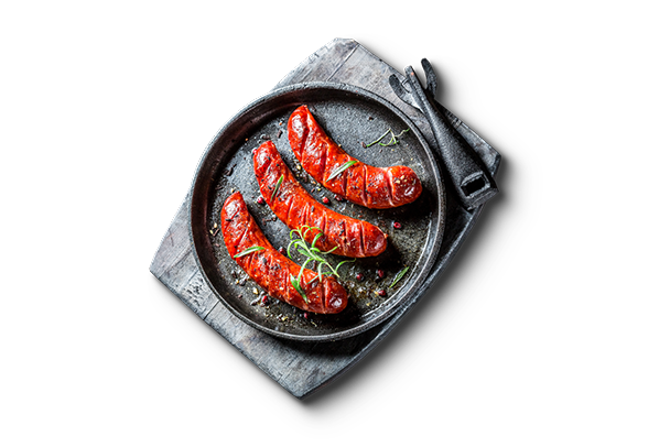 Sausages for cooking and baking